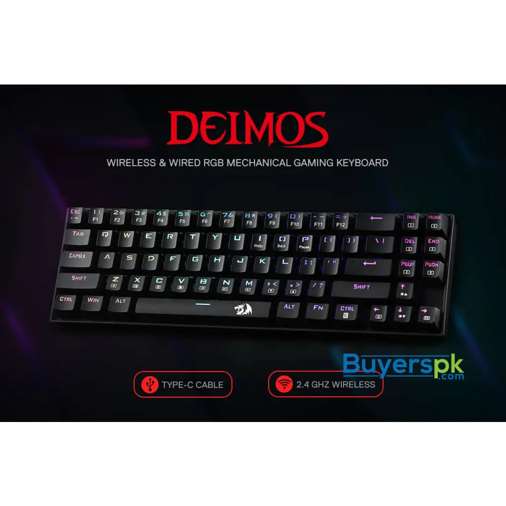 Redragon K599 Deimos Wireless/wired Mechanical Gaming Keyboard - Price in Pakistan Redragon K599 Deimos Wireless/wired Mechanical Gaming Keyboard - Price in Pakistan